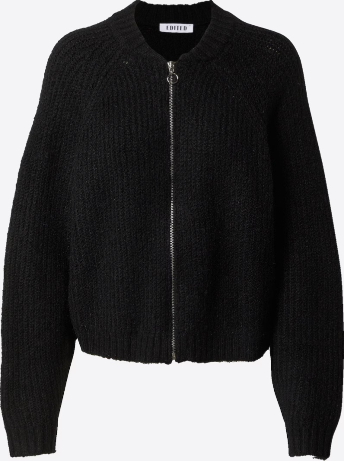 Πλεκτή ζακέτα με φερμουάρ