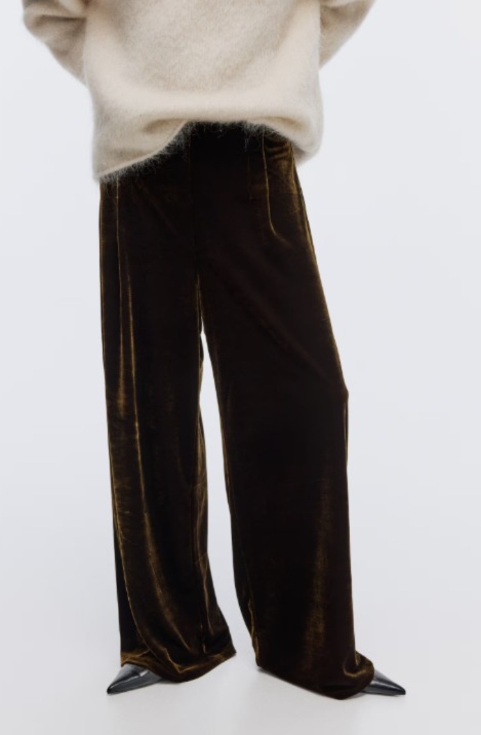 άνετο βελούδινο παντελόνι
