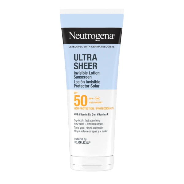 Neutrogena Ultra Sheer Invisible Lotion Sunscreen SPF50