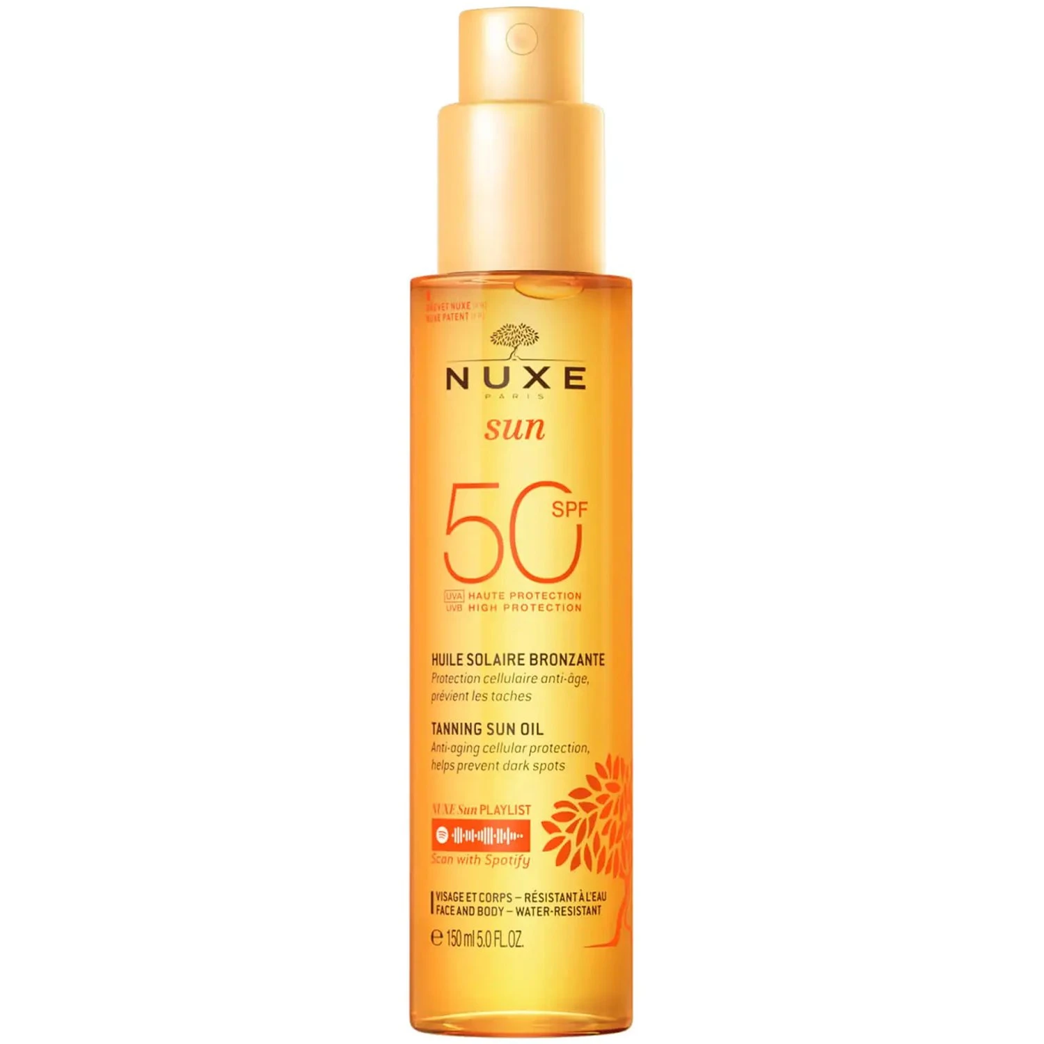 Nuxe Sun Tanning Oil SPF50