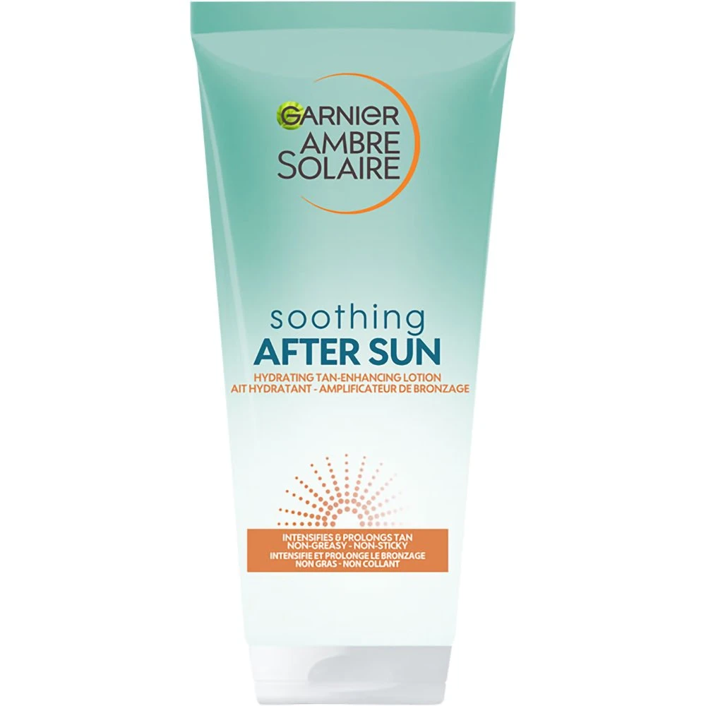 Garnier Ambre Solaire Soothing After Sun Hydrating Tan-Enhancing Body Lotion 