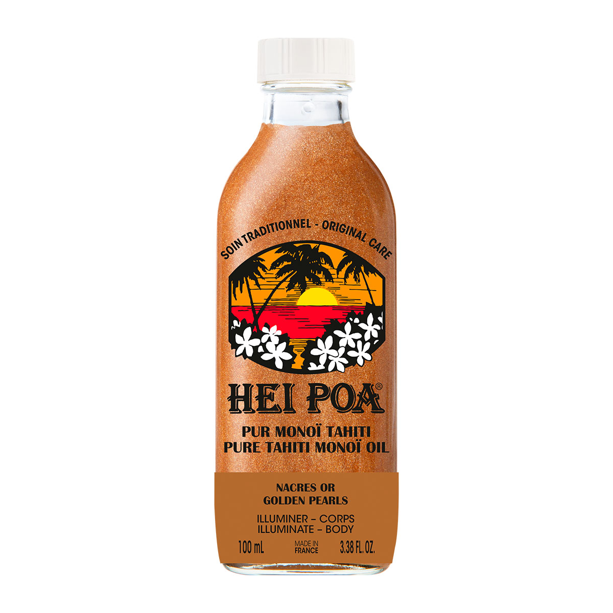 Hei Poa Pure Tahiti Monoi Oil Golden Pearls