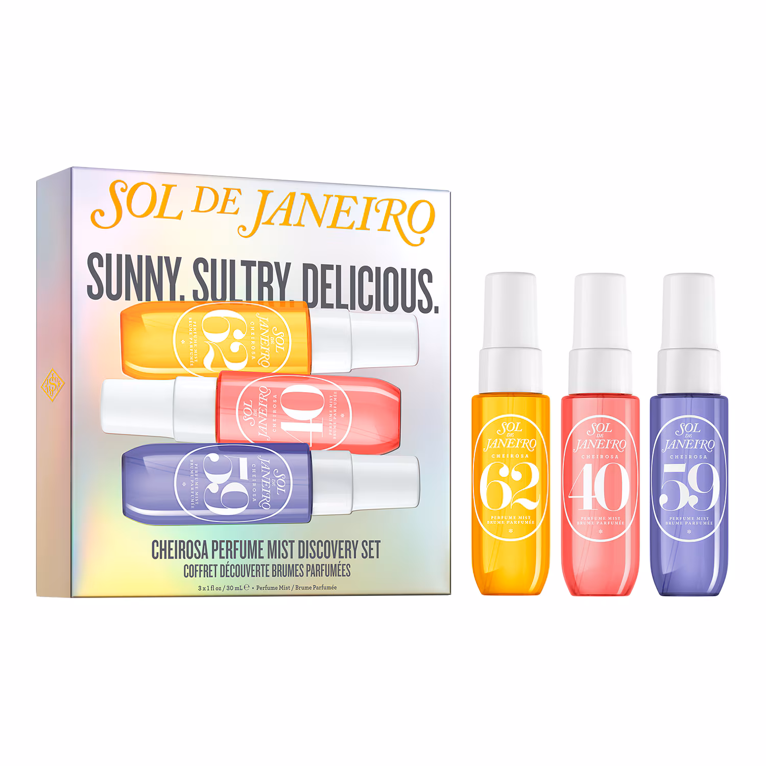 Sol De Janeiro Sunny.Sultry.Delicious. Cheirosa Perfume Mist Set 