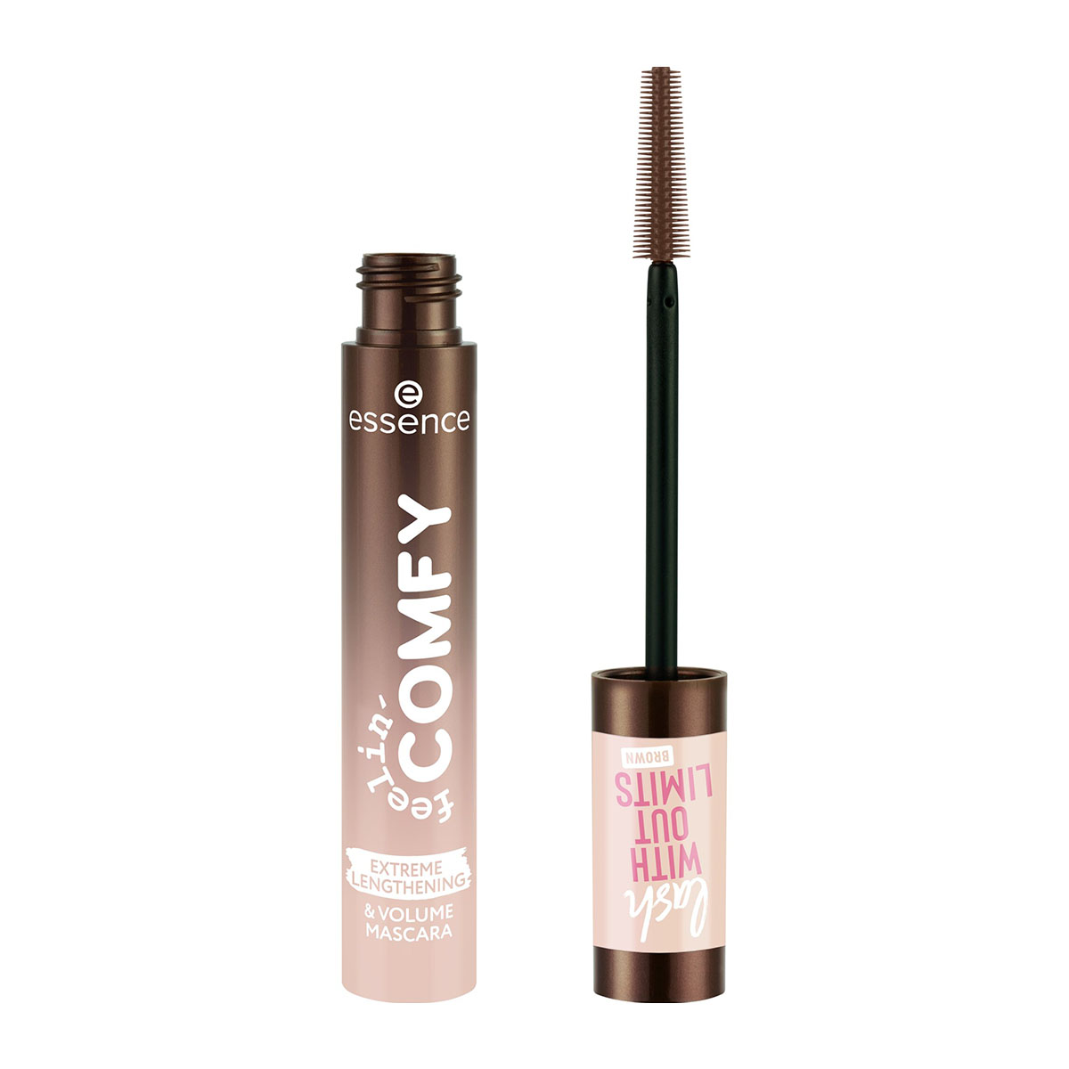 Essence Feelin' Comfy Lash Without Limits Brown Extreme Lengthening & Volume Mascara