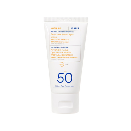 Korres Yoghurt Sunscreen Face + Eyes Cream SPF50
