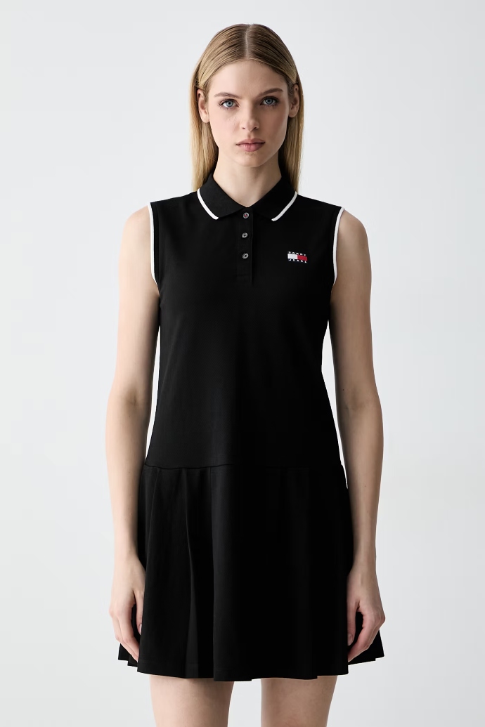 μίνι φόρεμα σε γραμμή polo