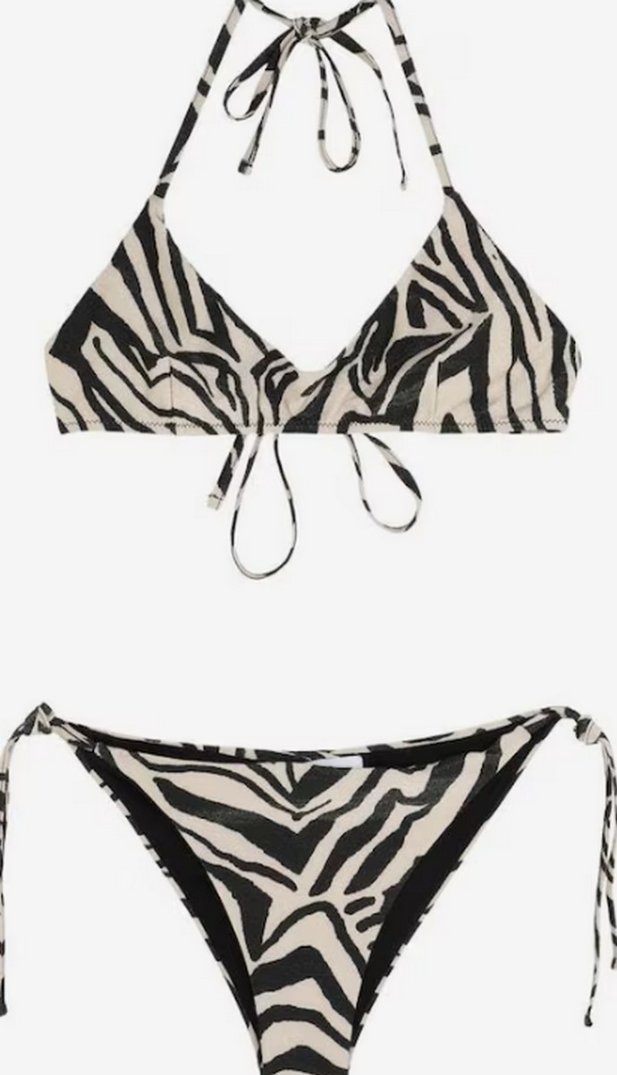 Μπικίνι τριγωνάκι σε animal print