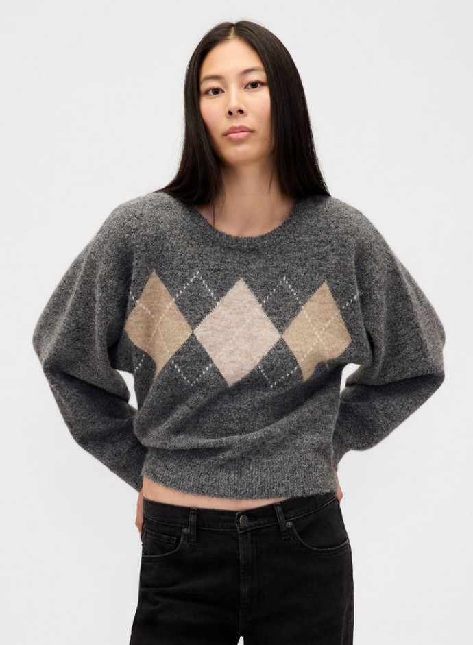 Πουλόβερ με fuzzy υφή