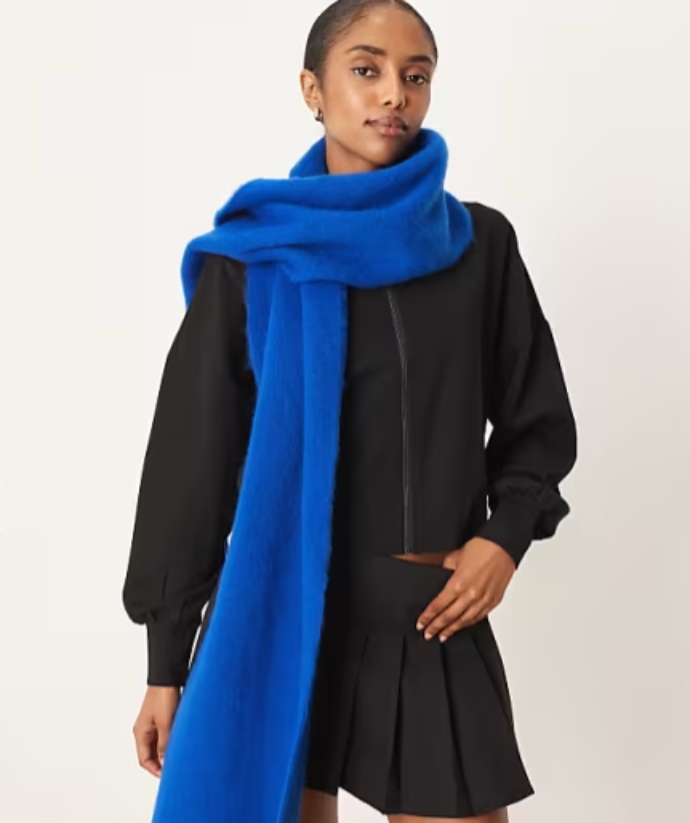 fluffy μακρύ κασκόλ