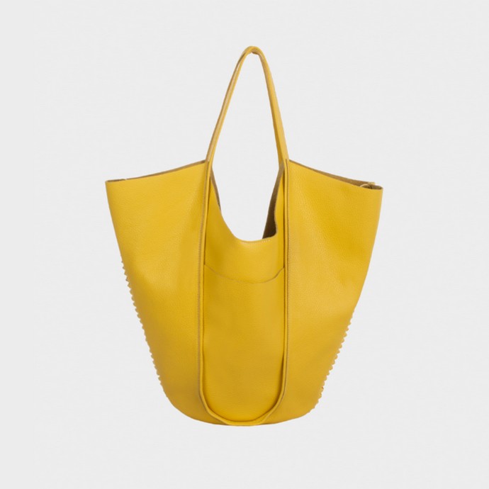 Δερμάτινη hobo bag