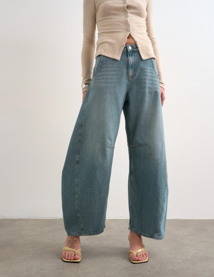 Φαρδύ barrel τζιν 