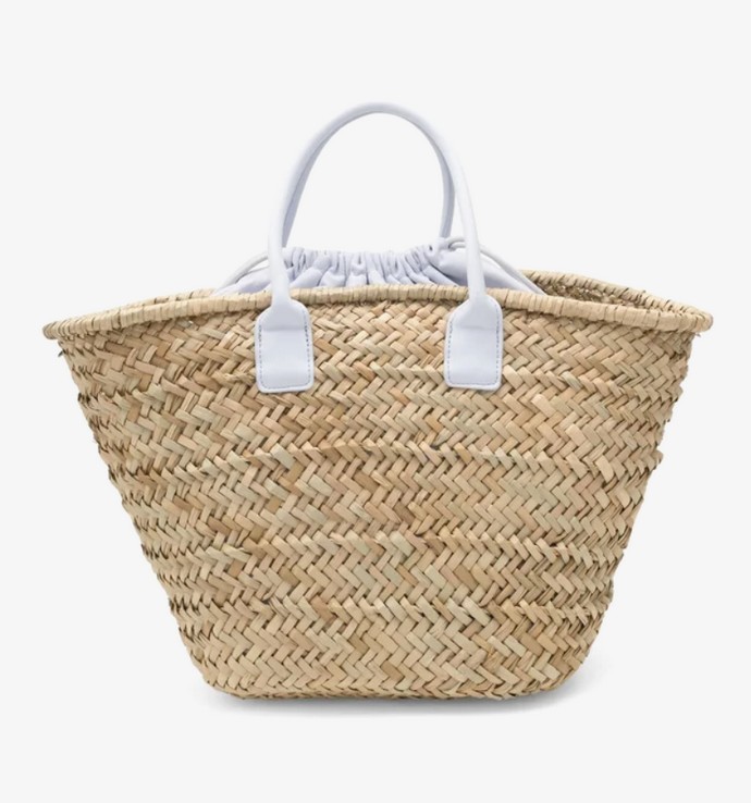 Basket bag με λουράκι