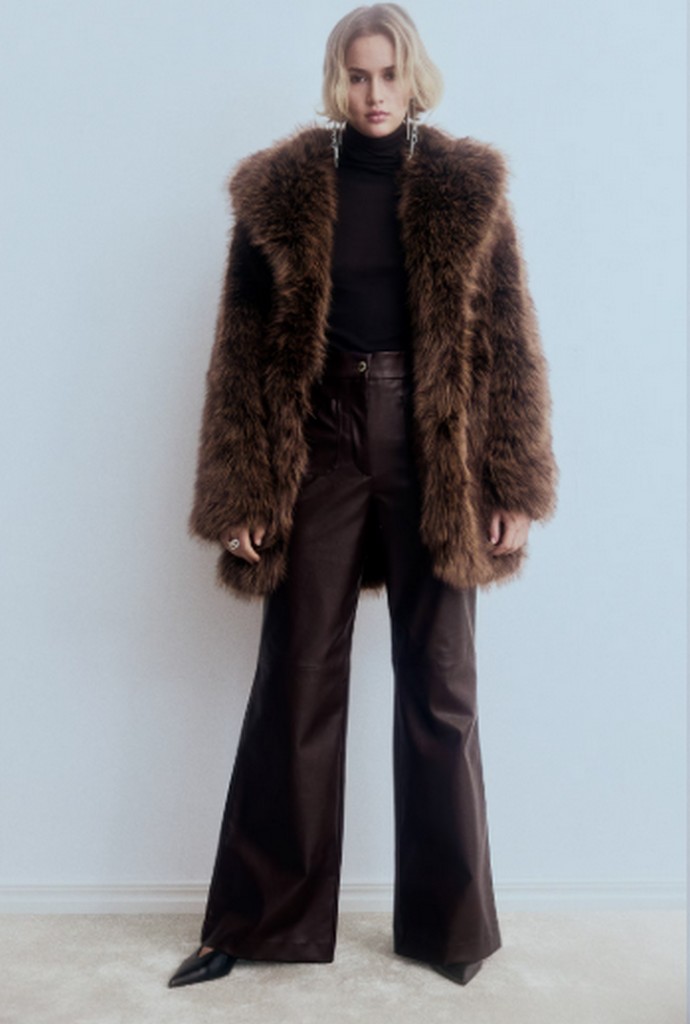 Faux δερμάτινη παντελόνα