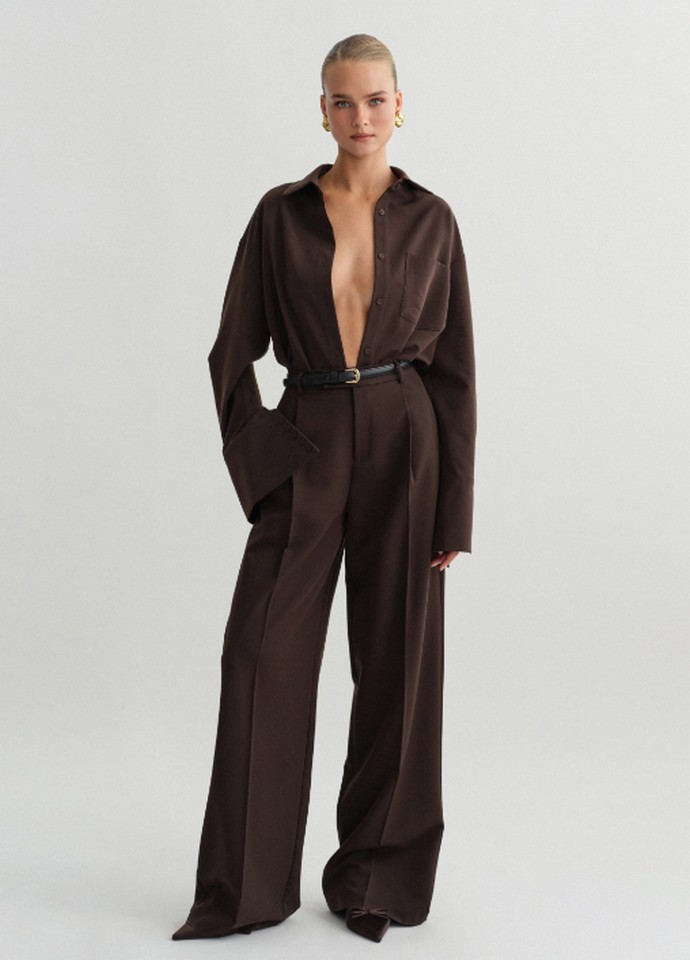 Υφασμάτινο παντελόνι με τσάκιση