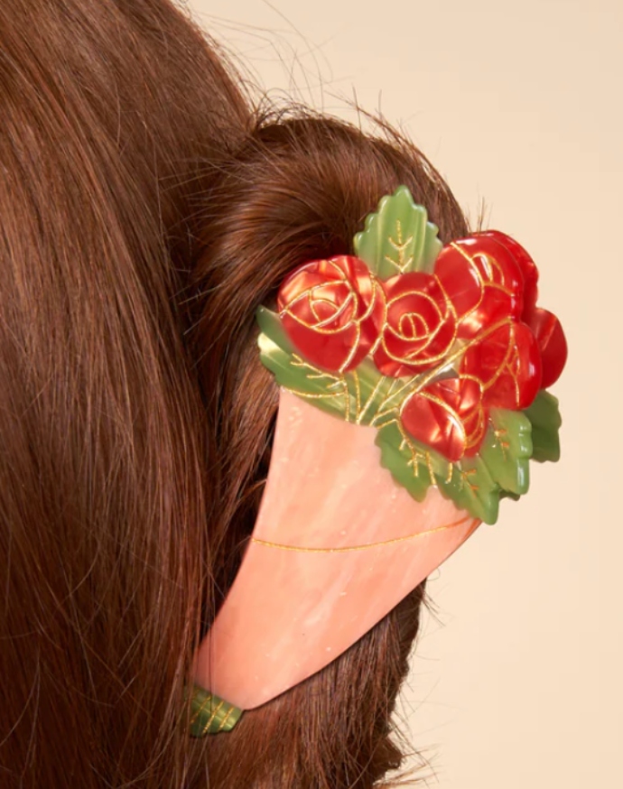 κλάμερ σε σχήμα μπουκέτου λουλουδιών