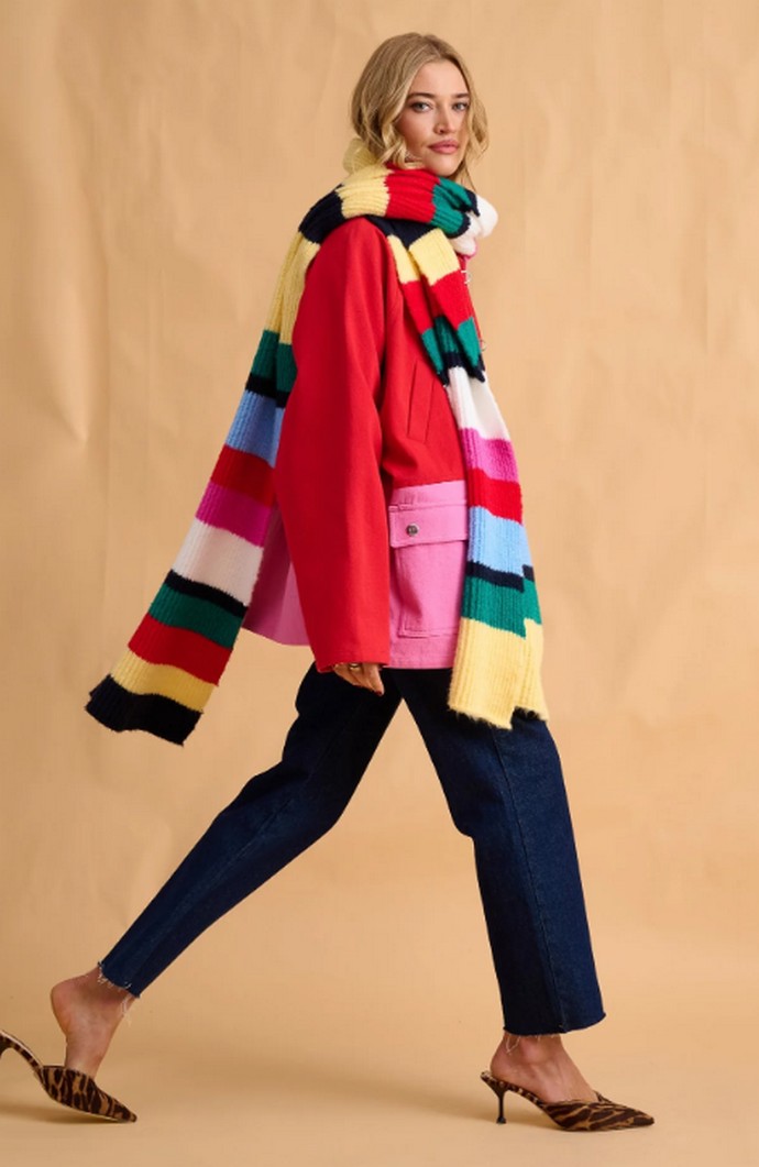 Χρωματιστό κασκόλ