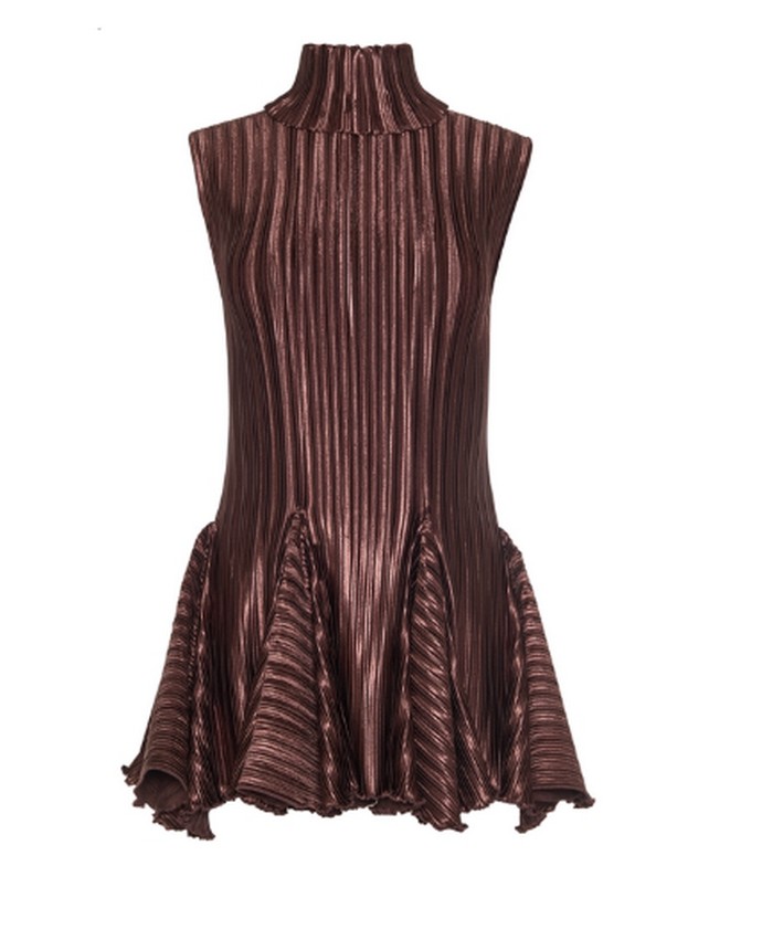 Μίνι φόρεμα με πιέτες