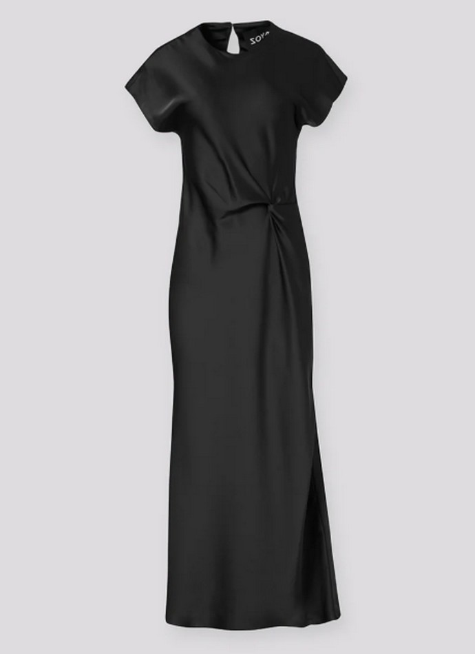 Φόρεμα σατέν ασύμμετρο