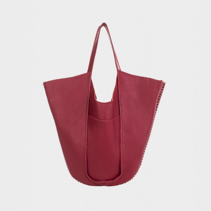 Δερμάτινη tote bag