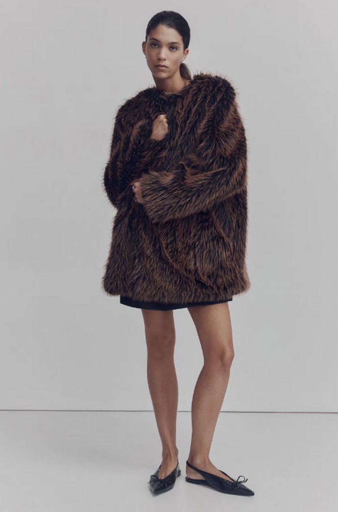 Χνουδωτό παλτό