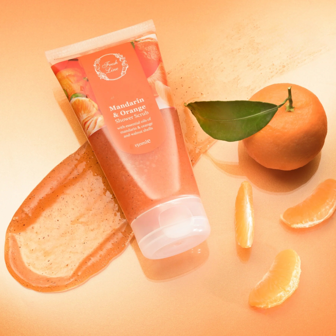 Μανταρίνι & Πορτοκάλι Shower Scrub Fresh Line