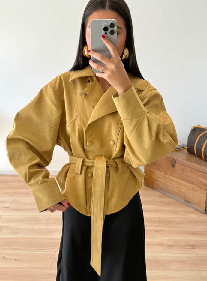 Bomber σουέντ jacket