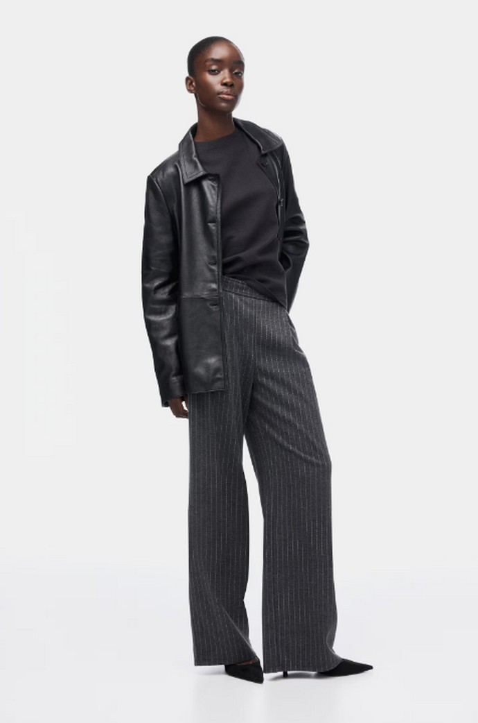 Φαρδύ παντελόνι με ρίγες