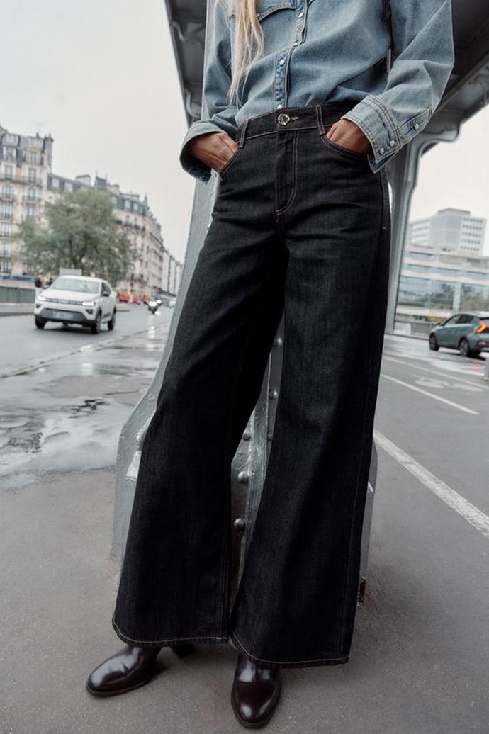Wide-leg τζιν 