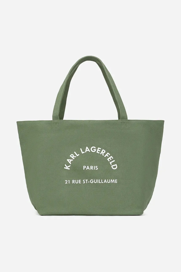 μεγάλη shopper bag με logo