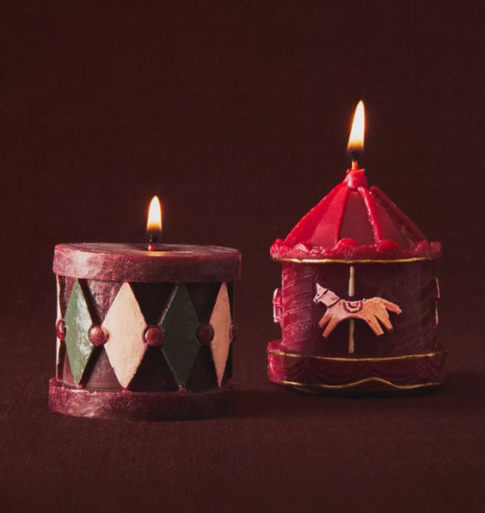 Σετ με αρωματικά κεριά τύμπανα Gingerbread