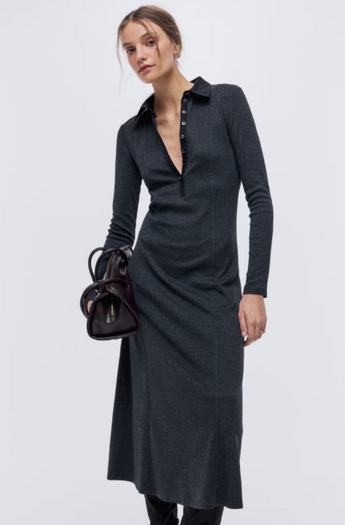 Φόρεμα με λεπτή πλέξη