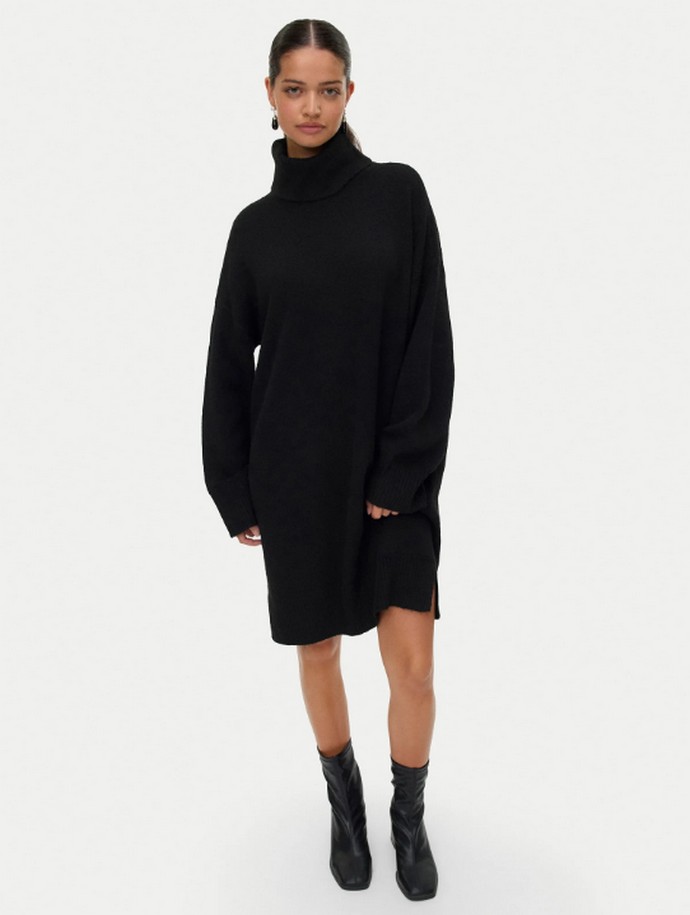 Πλεκτό φόρεμα ζιβάγκο