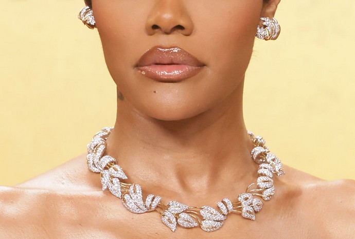 Teyana Taylor μακιγιάζ χείλη