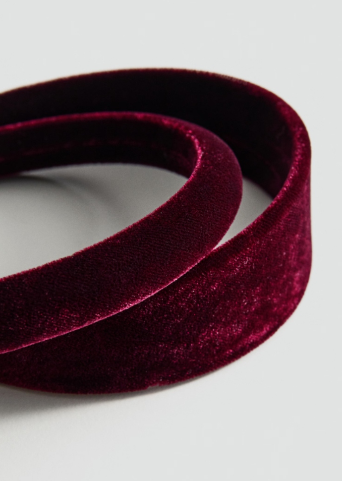 σετ από βελούδινες στέκες