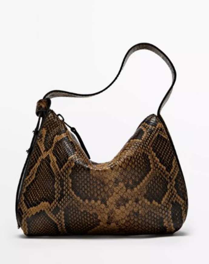 μικρή τσάντα ώμου animal print
