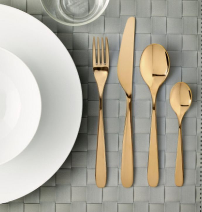 Χρυσά μαχαιροπίρουνα, σετ 24 τεμάχια