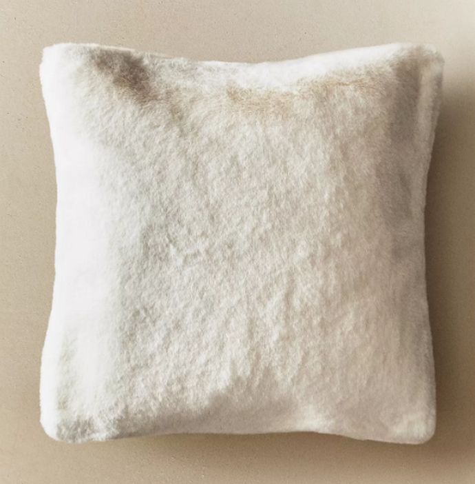 Κάλυμμα μαξιλαριού από συνθετική γούνα