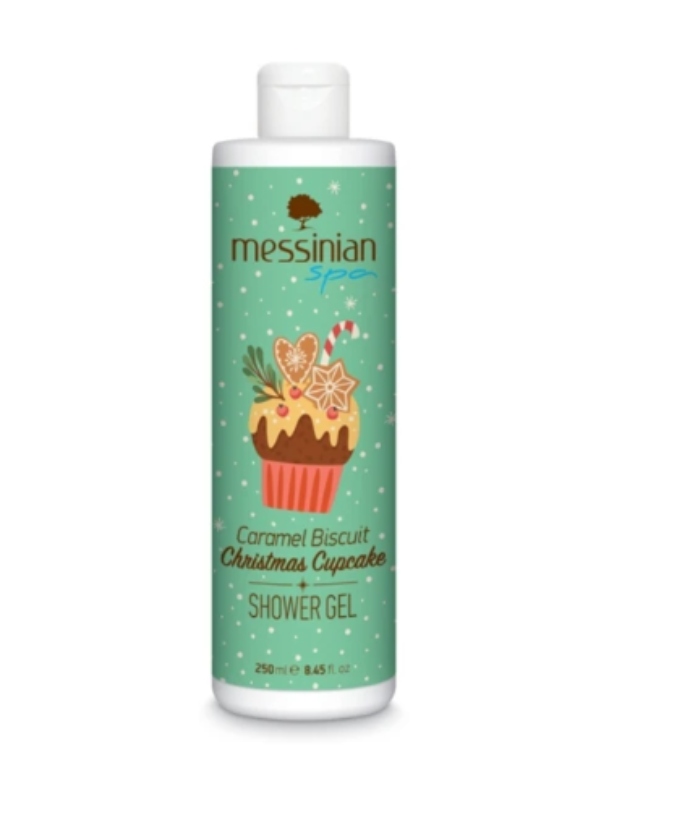Caramel Biscuit Christmas Cupcake Shower Gel