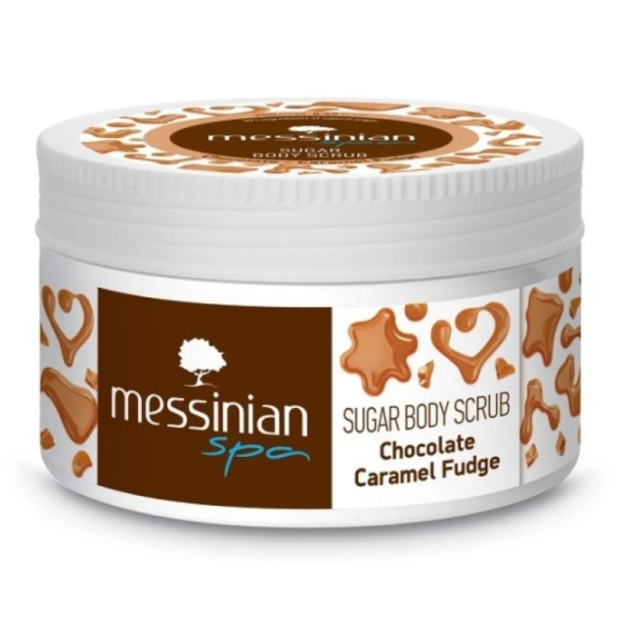 Messinian Spa Sugar Body Scrub Chocolate - Caramel Fudge
