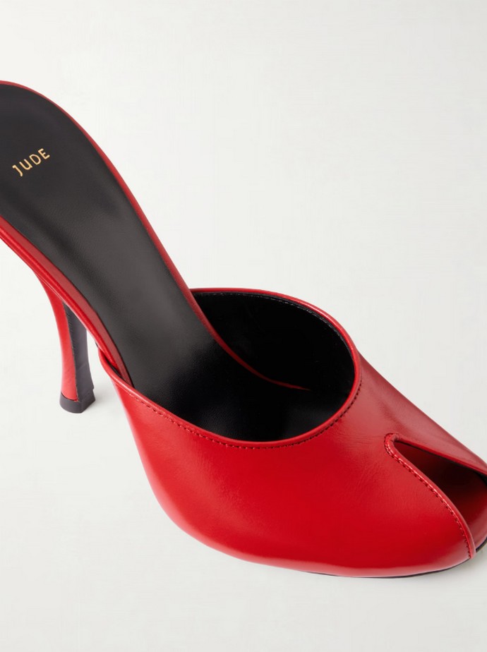 Peep toe πέδιλα