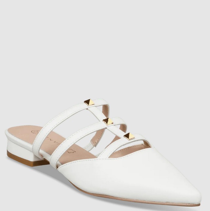 Slip on φλατ mules