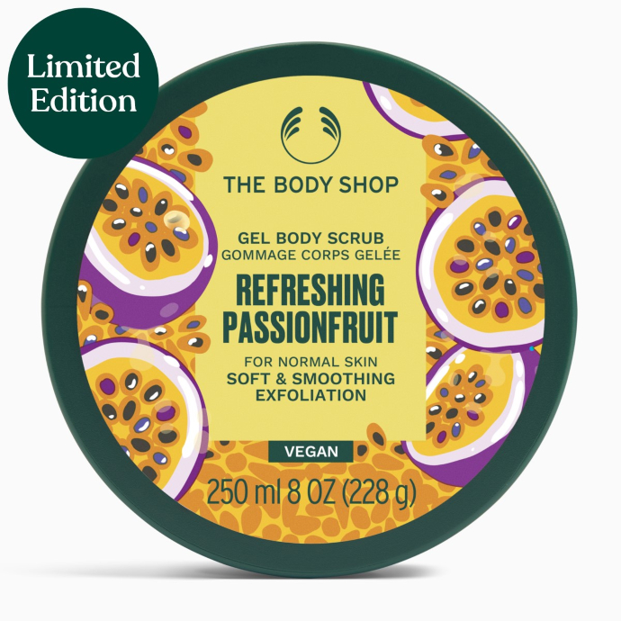 Refreshing Passionfruit Gel Body Scrub The Body Shop