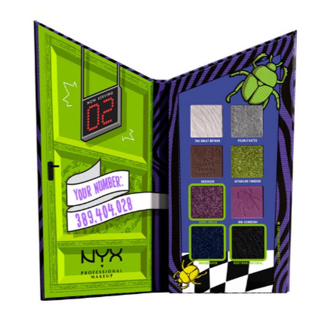 NYX Professional Makeup Beetlejuice Color for the Recently Deceased Παλέτα Σκιών