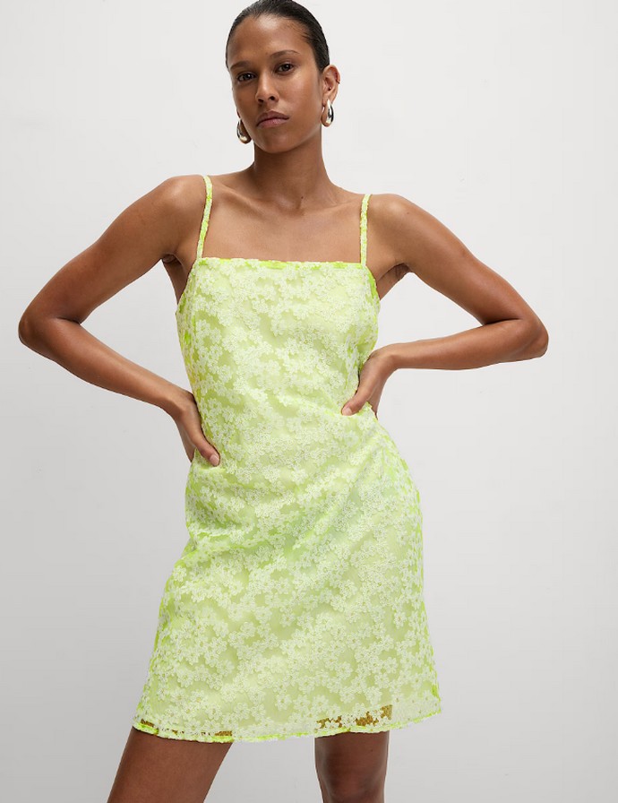 Μίνι φόρεμα με δαντέλα