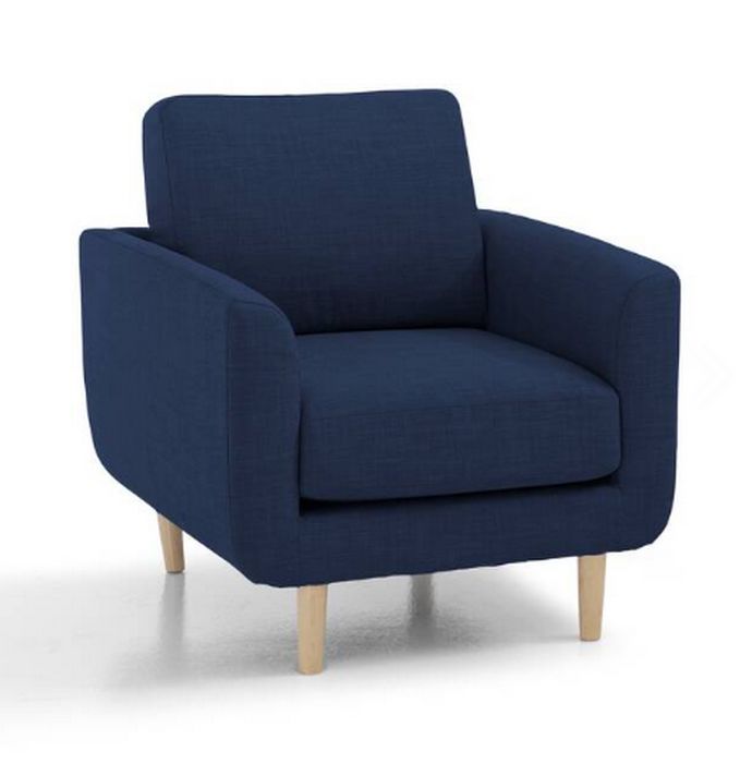 Πολυθρόνα Jimi μπλε σκούρο