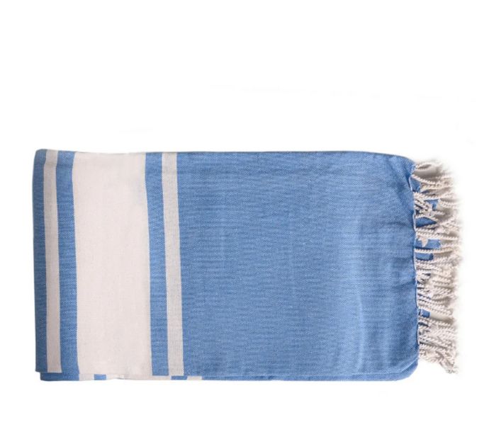 Ριχτάρι Summer greek blue σε χρώμα λευκό και μπλε