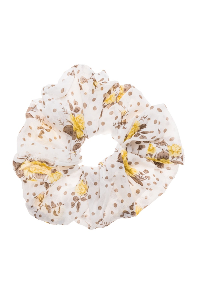 XXLarge Scrunchie μαλλιών με φλοράλ print
