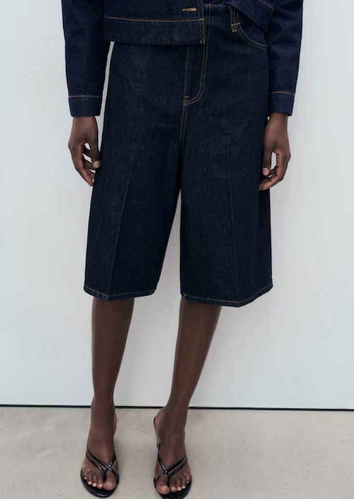 Denim βερμούδα