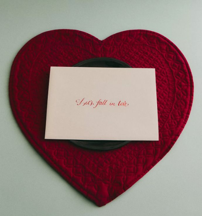 Καπιτονέ σουπλά σε σχήμα καρδιάς