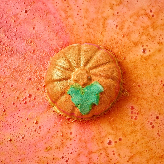 Sparkly Pumpkin Lush Bath Bomb